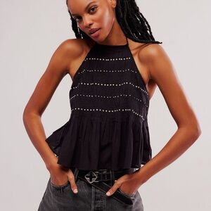 NWT Free People Cruel Summer Backless Halter Top